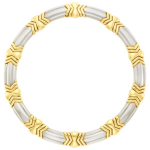 Bulgari Two-Color 18k Gold Necklace