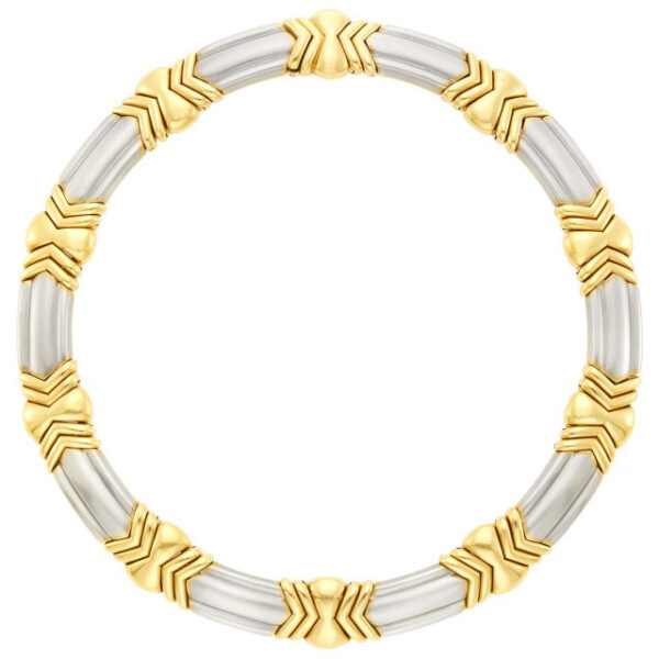 Bulgari Two-Color 18k Gold Necklace
