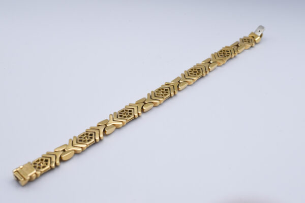 Bulgari Parentesi Diamond and Gold Bracelet, c. 1980 - Image 6