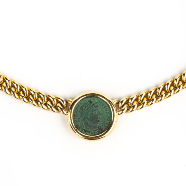 Bulgari Gold and Ancient Coin 'Monete' Necklace - Image 2