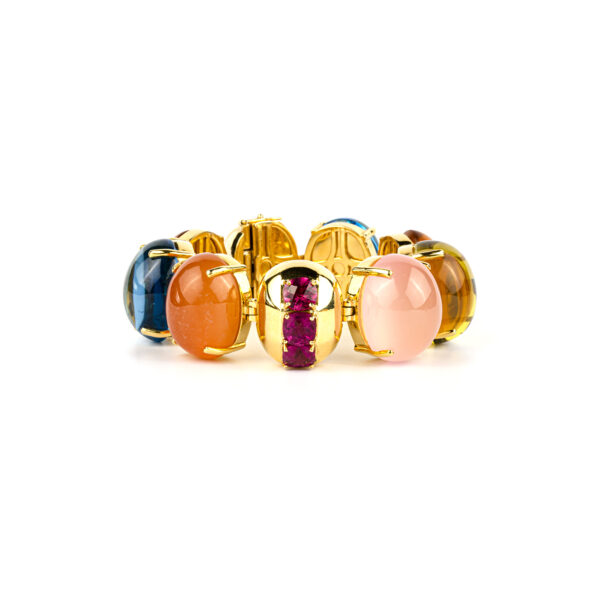 Seaman Schepps Multi-Gem, Diamond and Rubellite Demi Parure - Image 2