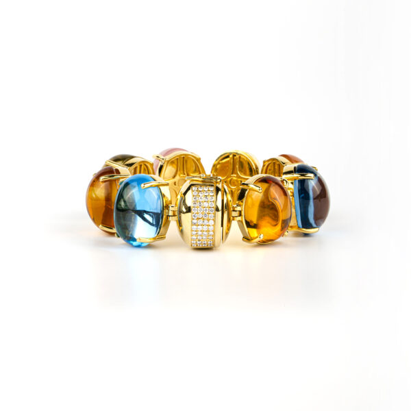Seaman Schepps Multi-Gem, Diamond and Rubellite Demi Parure - Image 3