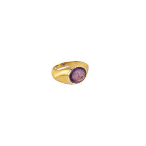 Bulgari Amethyst Intaglio Ring