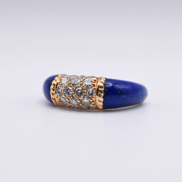 Van Cleef & Arpels Lapis Lazuli and Diamond 'Philippine' Ring - Image 2