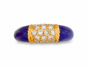 Van Cleef & Arpels Lapis Lazuli and Diamond 'Philippine' Ring