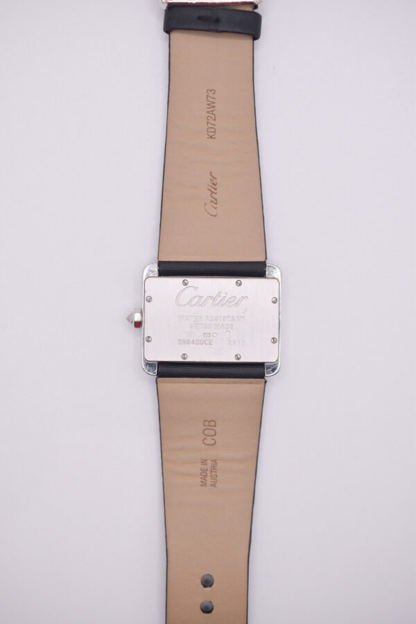 Cartier Tank Divan White Gold Diamond Ladies Dress Watch - Image 6