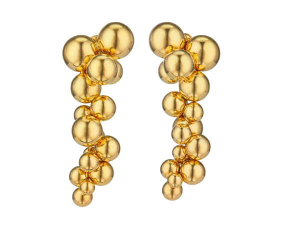 Marina B 'Atomo' 18k Yellow Gold Drop Earrings