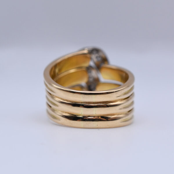 Cartier Gold and Diamond Trinity Ring - Image 6