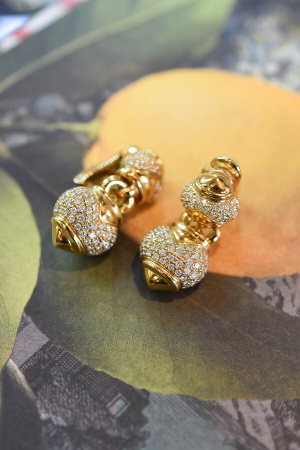 Bulgari Diamond ‘Chandra’ Drop Earrings - Image 3